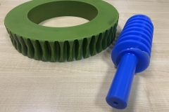 Nylon Indexing Wheel  and worm screw assembly Water treatment
